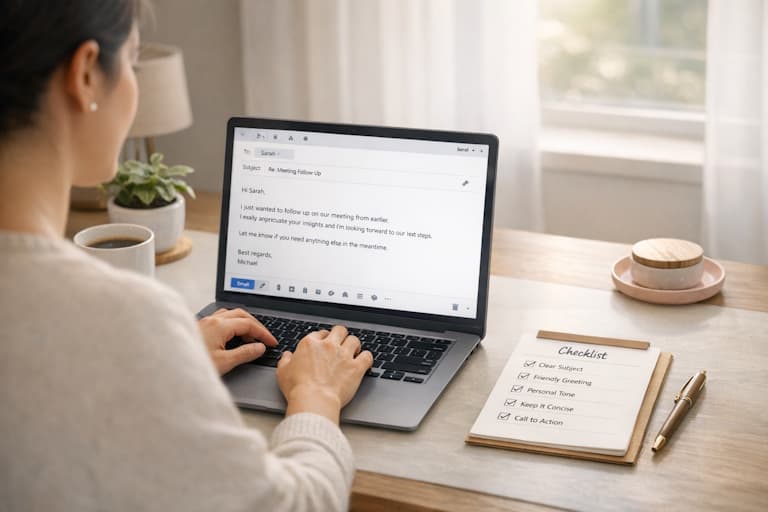 Checklist for Writing Human-Like Emails