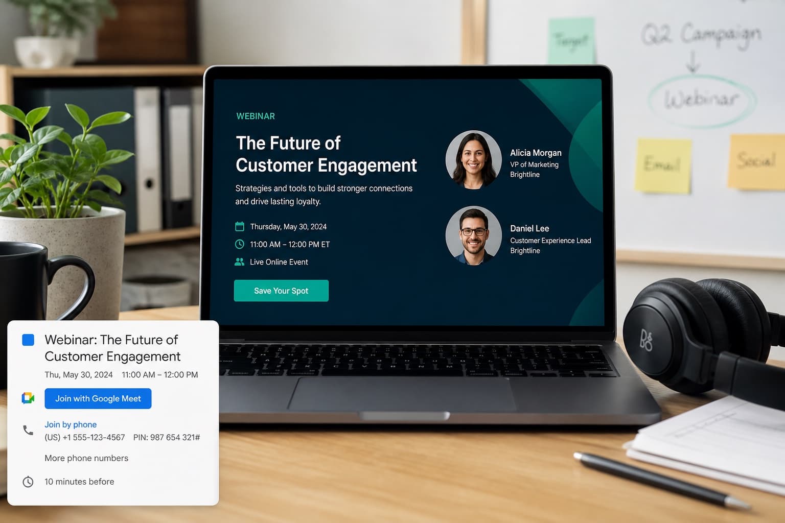 How to Humanize a Webinar Landing Page After ChatGPT