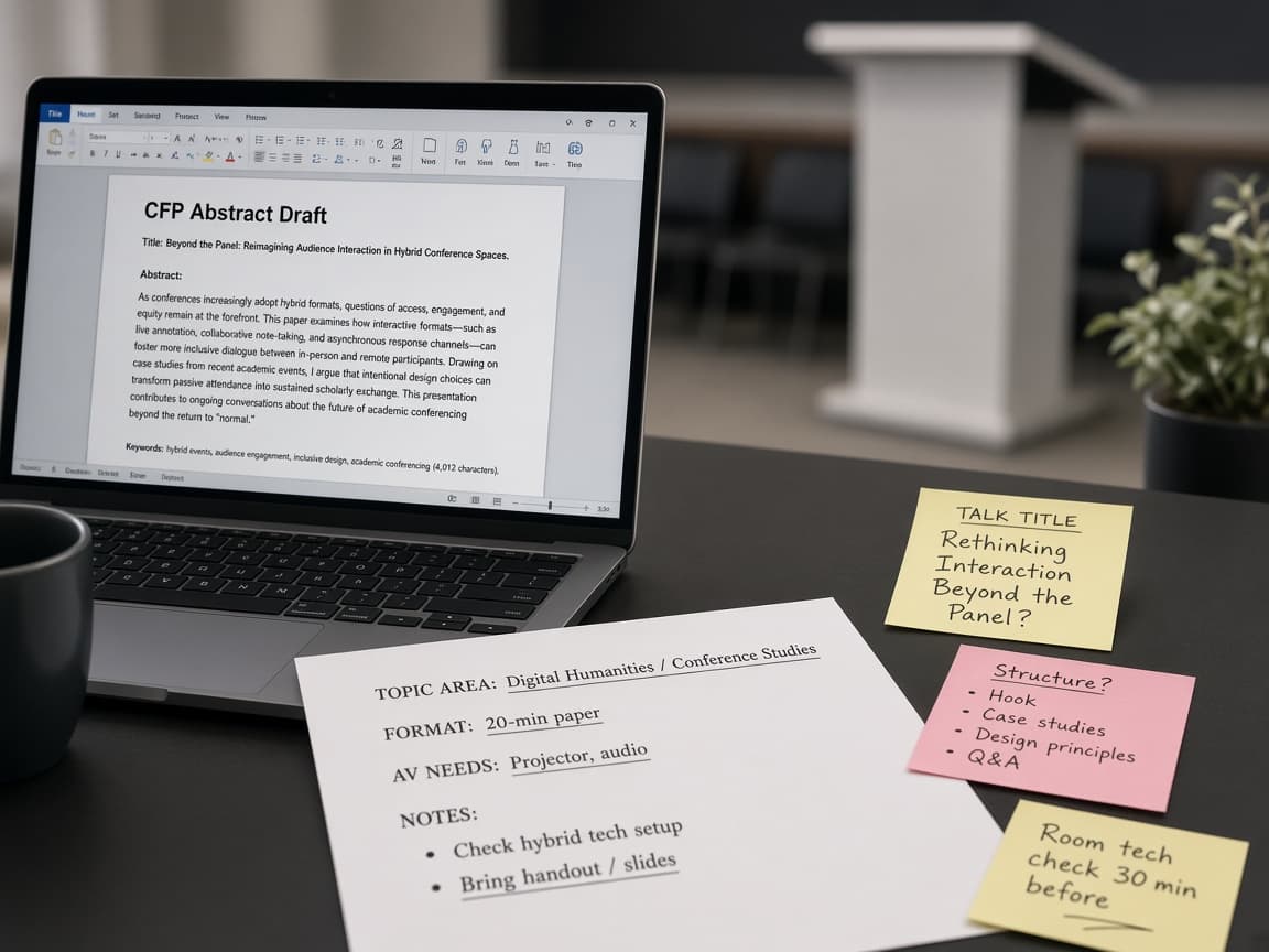 How to Humanize a CFP Abstract After ChatGPT